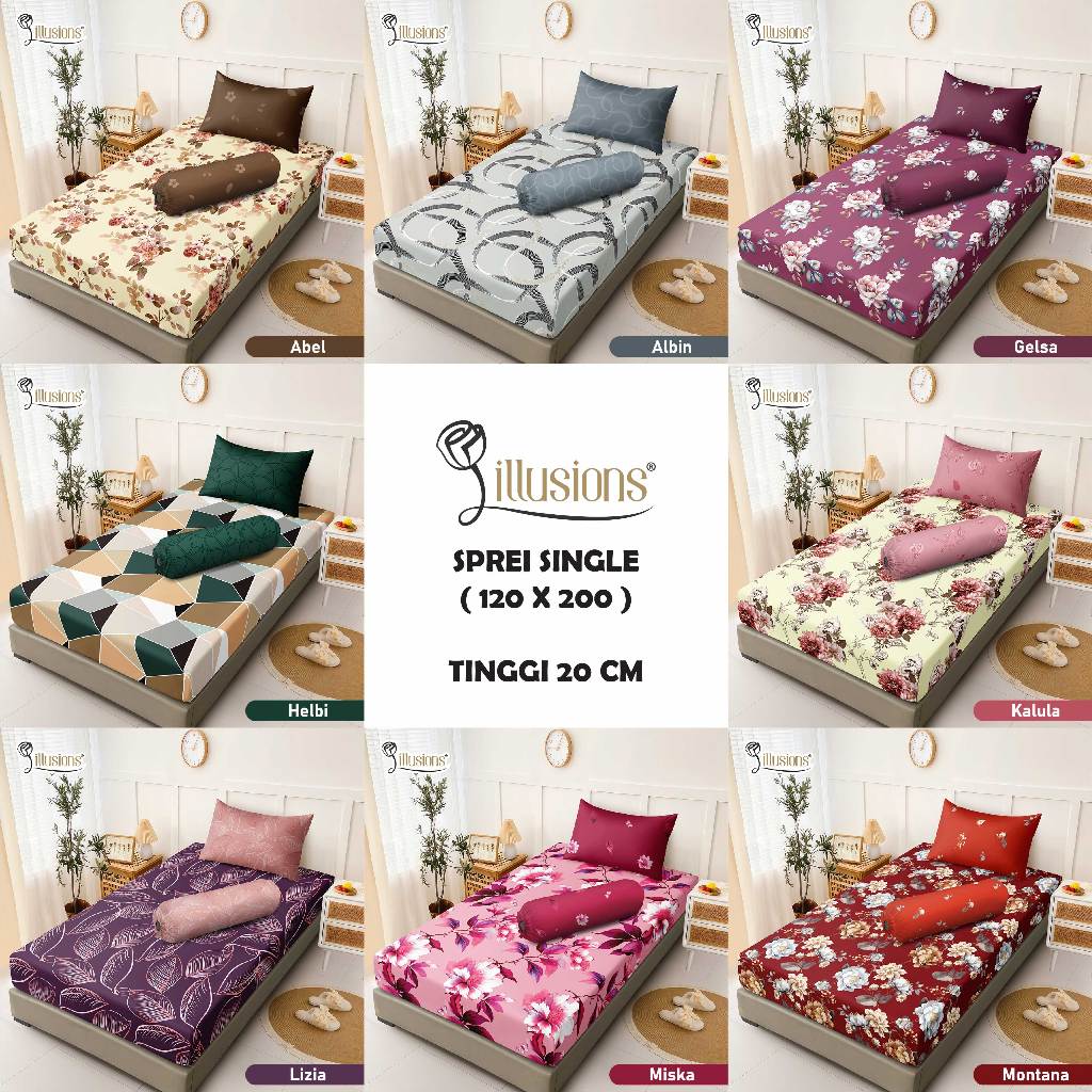 Illusions - Sprei Single 120x200 T20