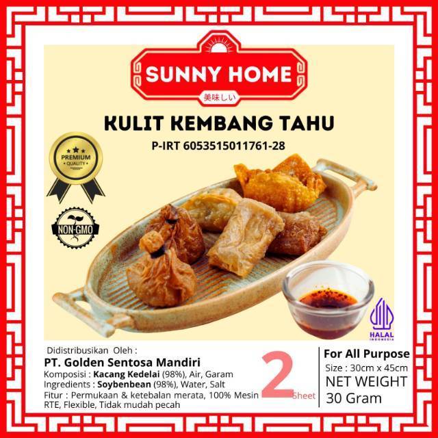 

Sunny Home Kulit Kembang Tahu Isi 2 Free Bubble Wrap dan Dus Tebal