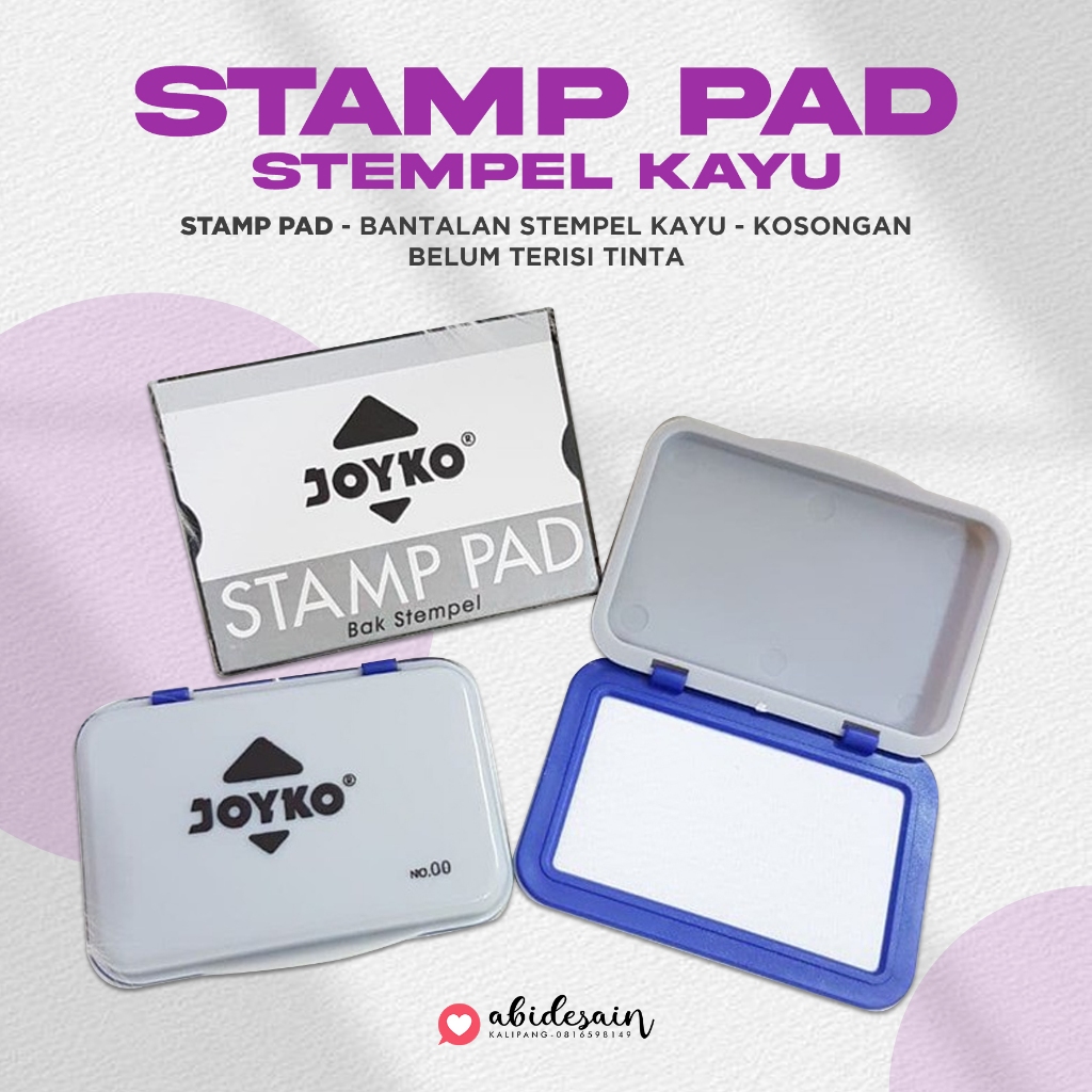 

STAMP PAD - BANTALAN STEMPEL KAYU - KOSONGAN
