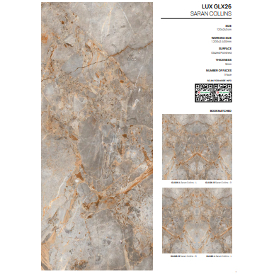 NIRO GRANITE LUX POLISHED GLX26 SARAN COLLINS 120X240