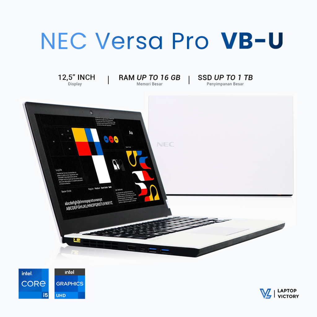 Nec Versa VB-U Core I5 Gen 6 I Ram 16 Gb Ssd 1 TB I Windows 10 I Bonus Mouse Dan Tas | Siap Pakai
