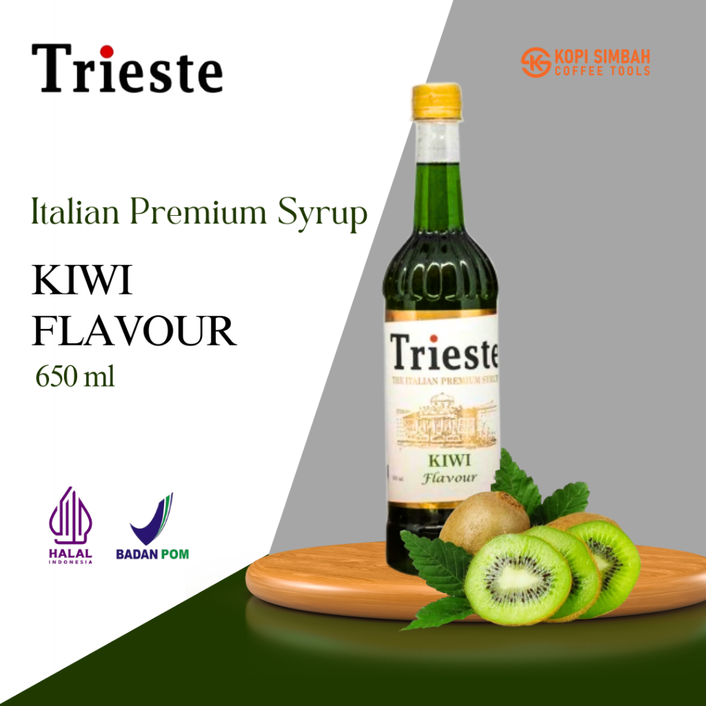 

Syrup TRIESTE Rasa KIWI 650 ml Italian Premium Sirup Flavoured Minuman Bartender Kopi