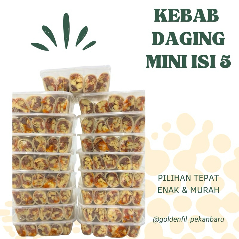 

KEBAB FROZEN ISI / KEBAB PISANG COKLAT KEJU 5 pcs