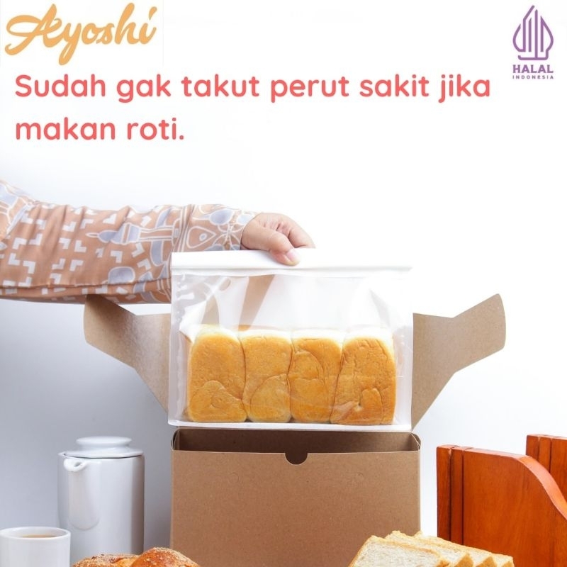 

Roti VEGAN Gandum Or Vegan Bread / Shokupan Super Full Diet Ayoshi