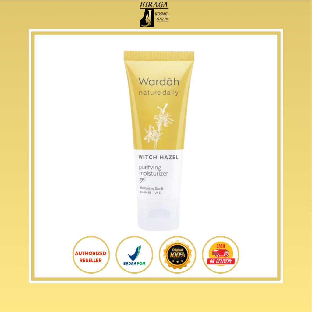Wardah Nature Daily Purifying Moisturizer Gel 40 Ml Witch Hazel - (Melembabkan)
