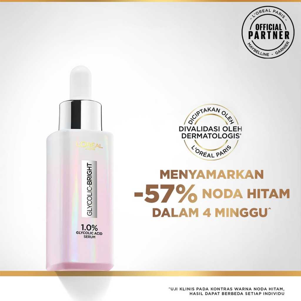 LOREAL GLYCOLIC-BRIGHT SERUM 30ML & 15ML