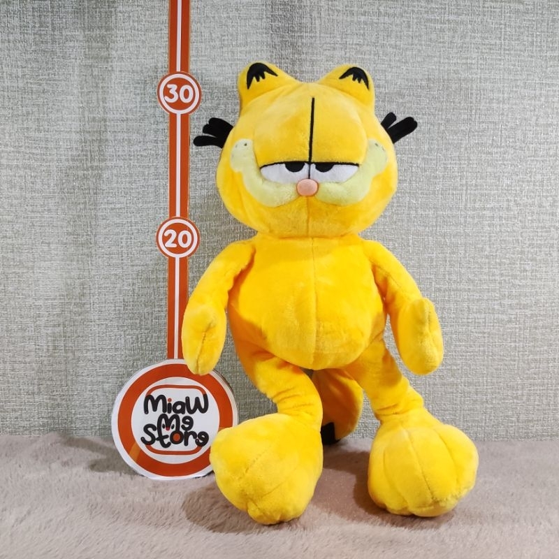 Boneka Garfield Kucing Kuning Model Kaki panjang Original Garfield & Eddie Plush New Tag