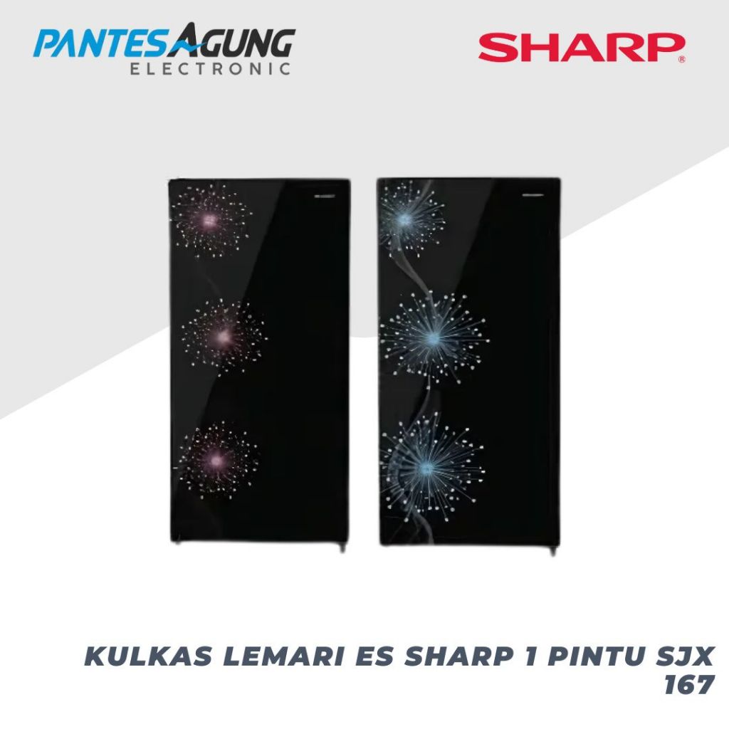 kulkas lemari es SHARP 1 pintu SJX 167MG
