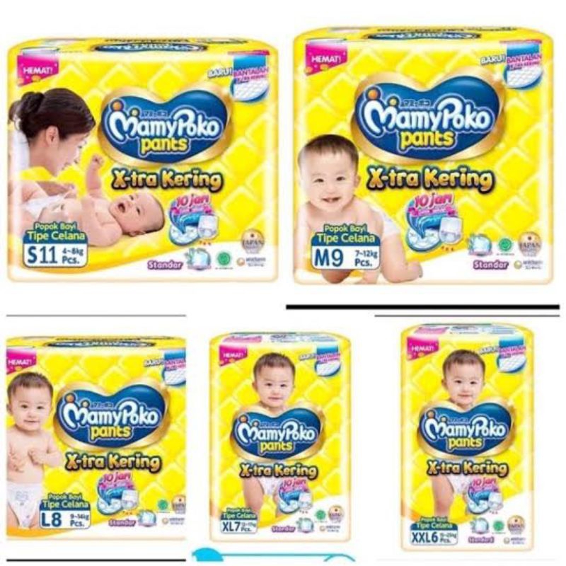 MAMY POKO PANTS POPOK CELANA S11, M9, L8, XL7, XXL6