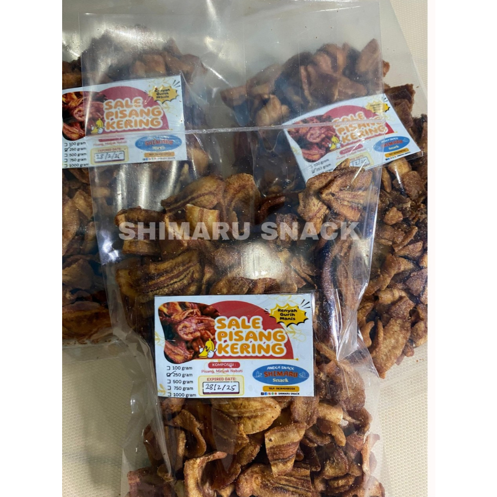 

KERIPIK SALE PISANG kering ukuran 500 gr