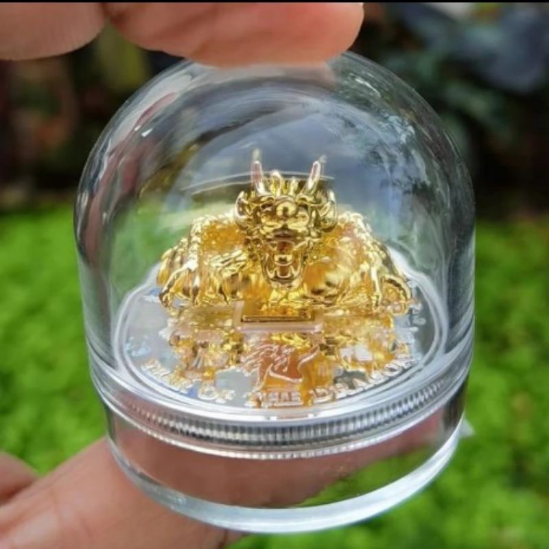 Koin perak naga tiongkok year of the dragon 2000 francs cameroon 2024 silver coin republique du came