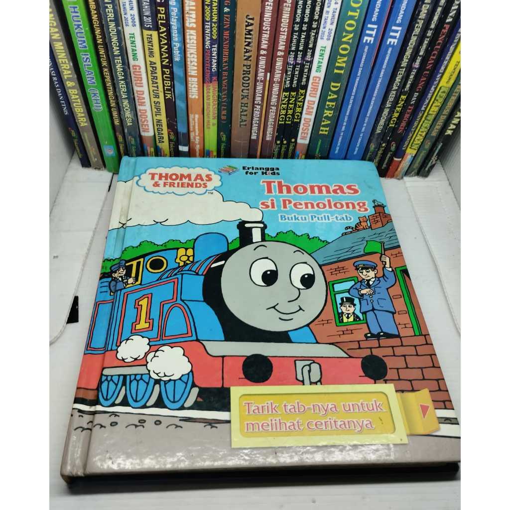THOMAS & FRIENDS | THOMAS SI PENOLONG (BUKU PULL-TAB)
