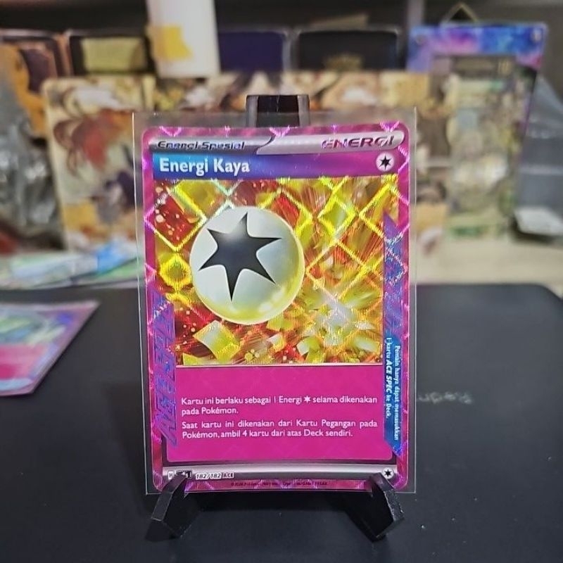 energi kaya ace pokemon tcg indonesia original kartu