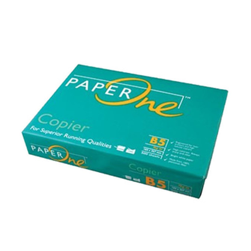 

Kertas Hvs B5 75 Gsm - Paperone (1Rim) 500 Lembar / Kertas Print / Kertas Fotocopy / Original