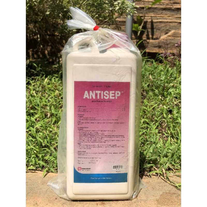 ANTISEP 1 LITER MEDION (DESINFEKTAN/ANTISEPTIK)/OBAT PEMBASMI KUMAN