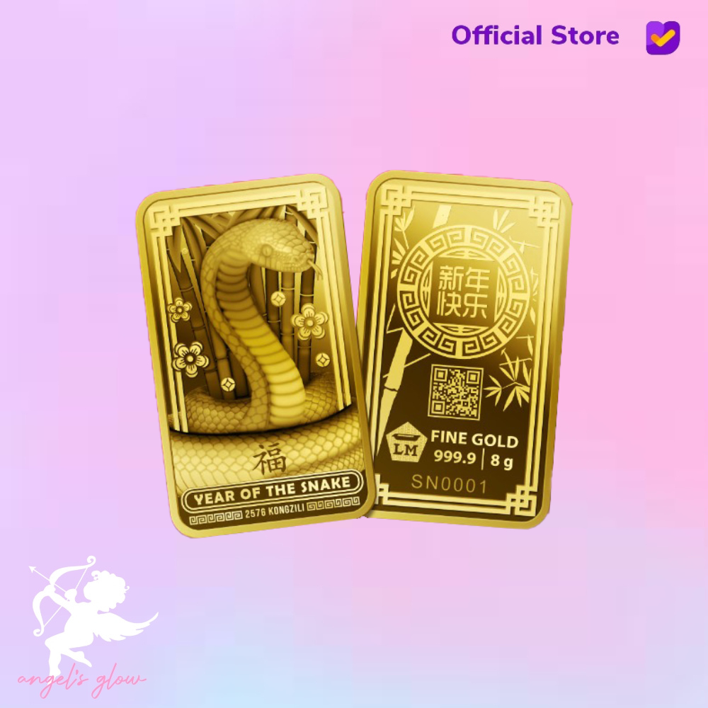 Logam Mulia Antam Press ( LM ) Edisi Imlek Series Ular 8GR