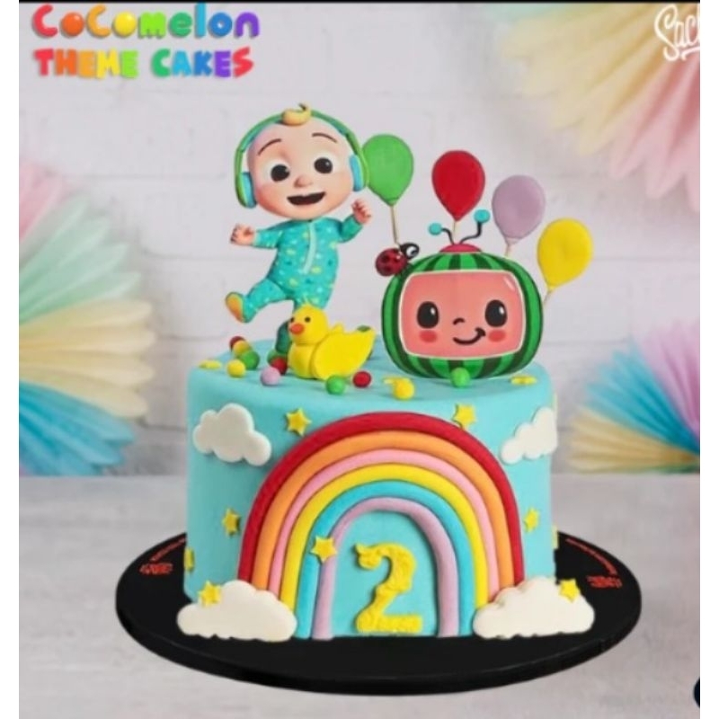 

kue ulang tahun custom cake mixs pondant dianter 16 tinggi 14 cm