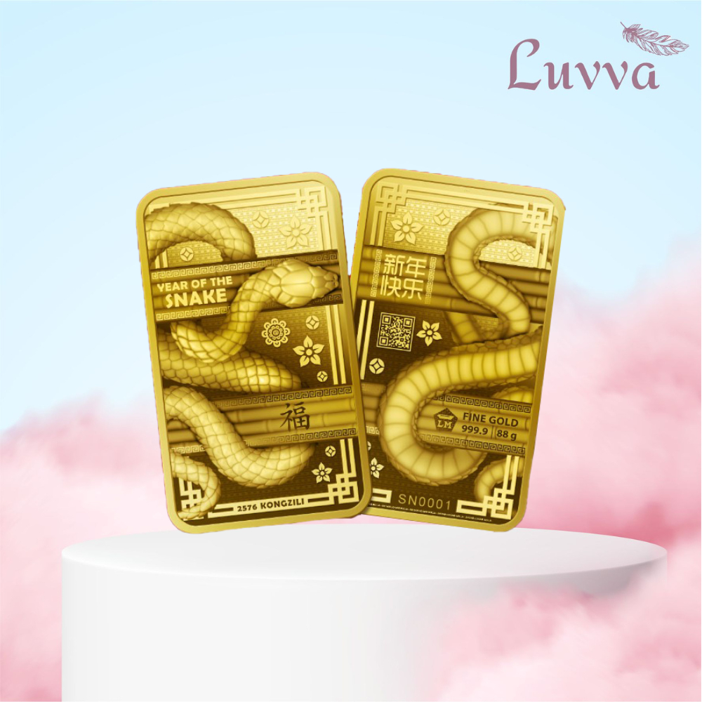 Logam Mulia Antam Press ( LM ) Edisi Imlek Ular - 88GRAM