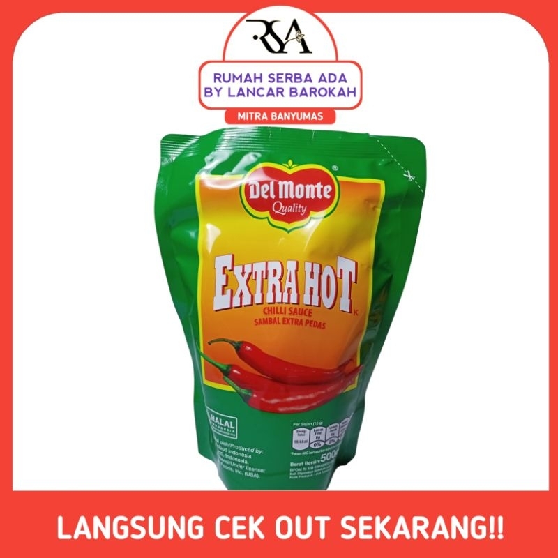 

Delmonte saus EXTRA HOT CHILI 500 gram