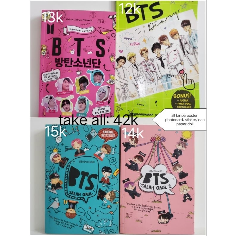 Preloved Buku BTS Salah Gaul Preloved Buku BTS Salah Gaul 2 Preloved Buku BTS Diary Preloved Buku Ng