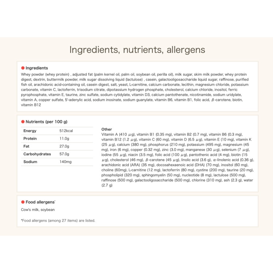 RB7 MORINAGA Hagukumi Susu Formula Jepang