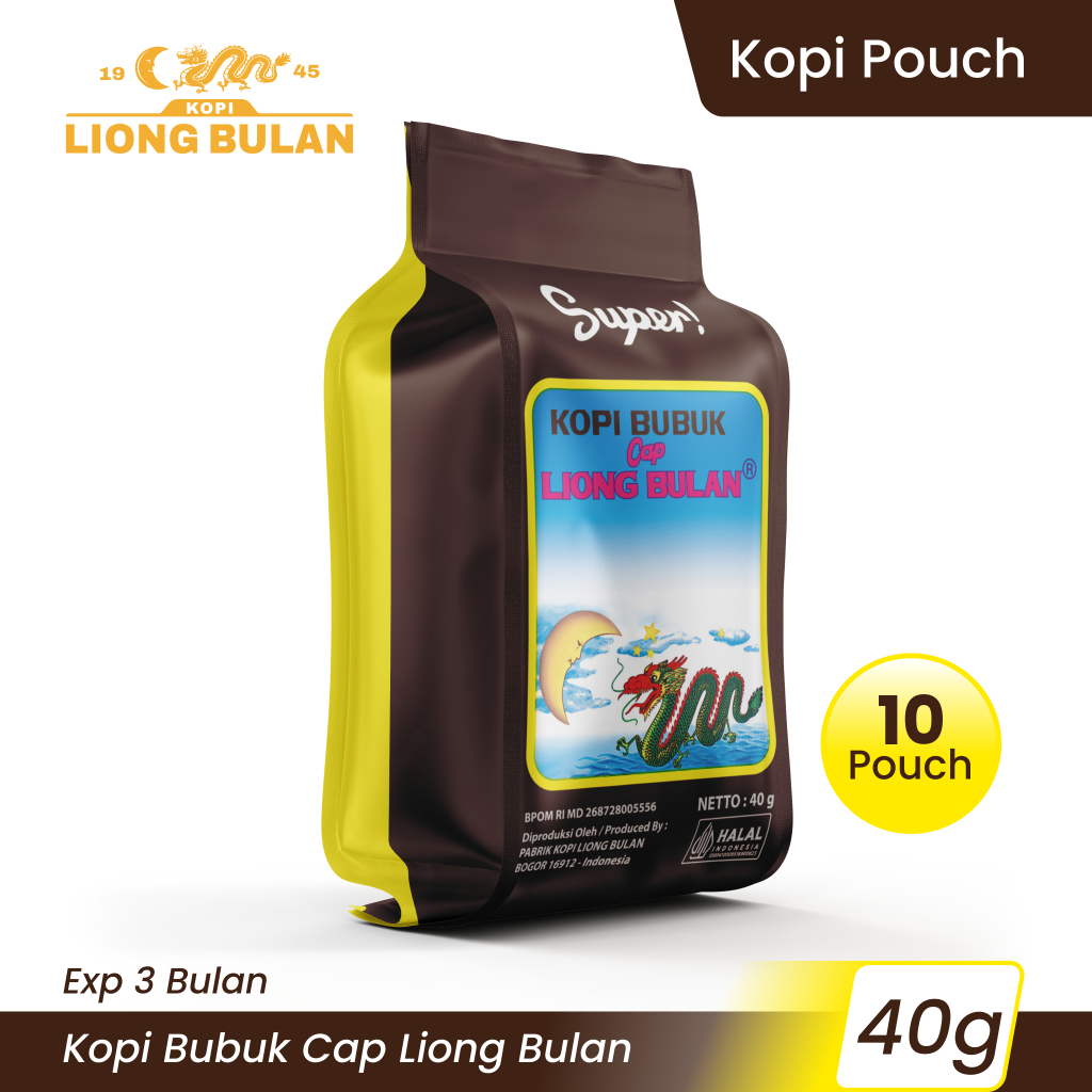 

Ay00! Kopi Liong Bulan TANPA Gula 40Gr (Isi 10 Pcs)