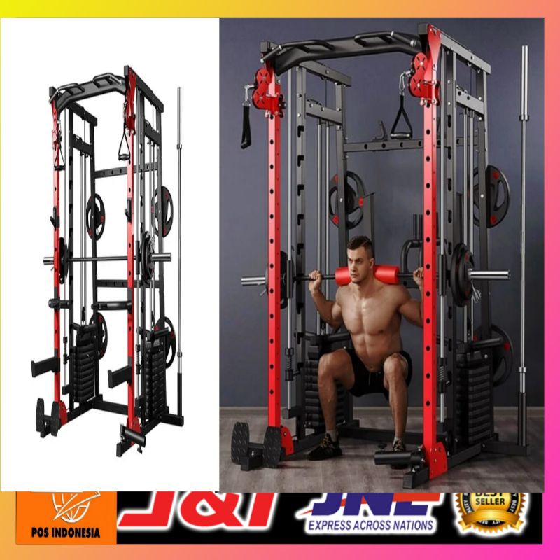 smith machine-lifesports m200(original)smith machine-smith multi-smith multipungsi-power rack-smith 