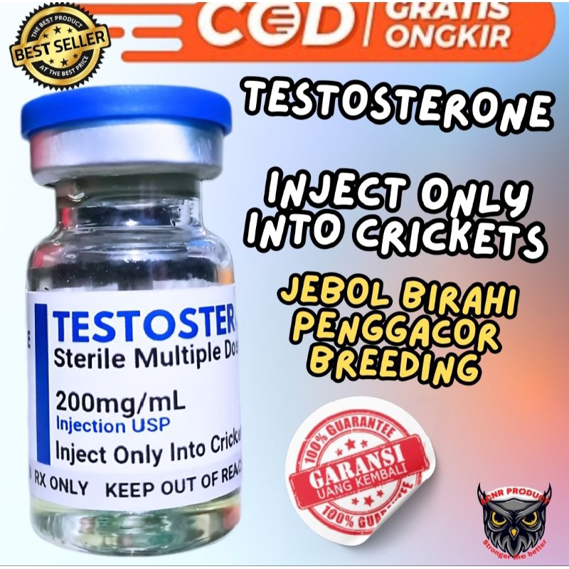 Testosterone acnr burung 5ml hormon testosteron jebol birahi burung penggacor burung hormon testoste