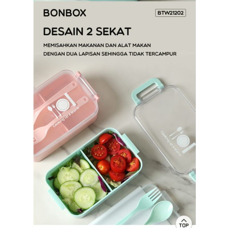 bonbox kotak makan bekal original