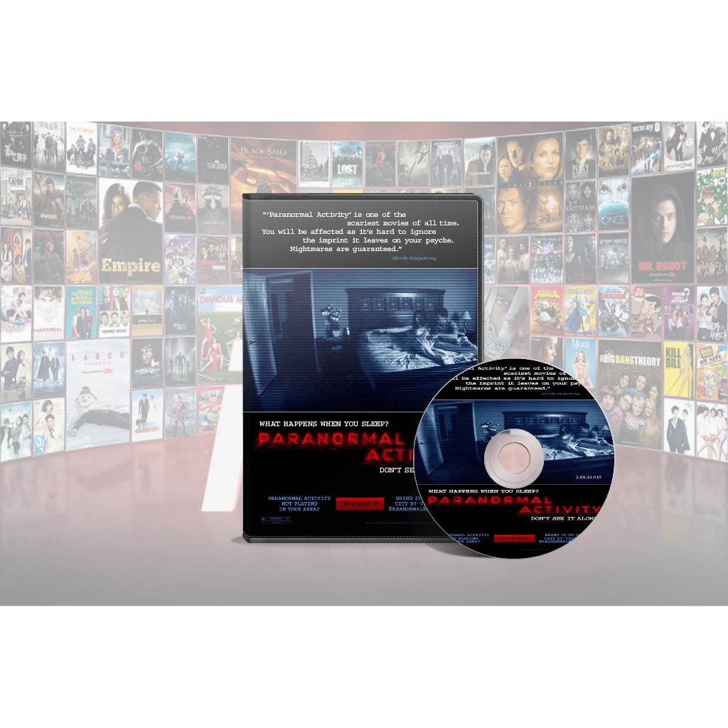Koleksi DVD Film Paranormal Activity (2007-2021)