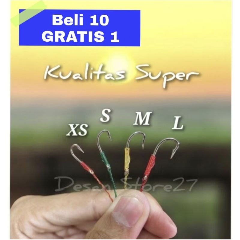 Urek Belut Urek Kail Pancing Belut Siap Pakai Termurah dan Berkualitas 4 Ukuran