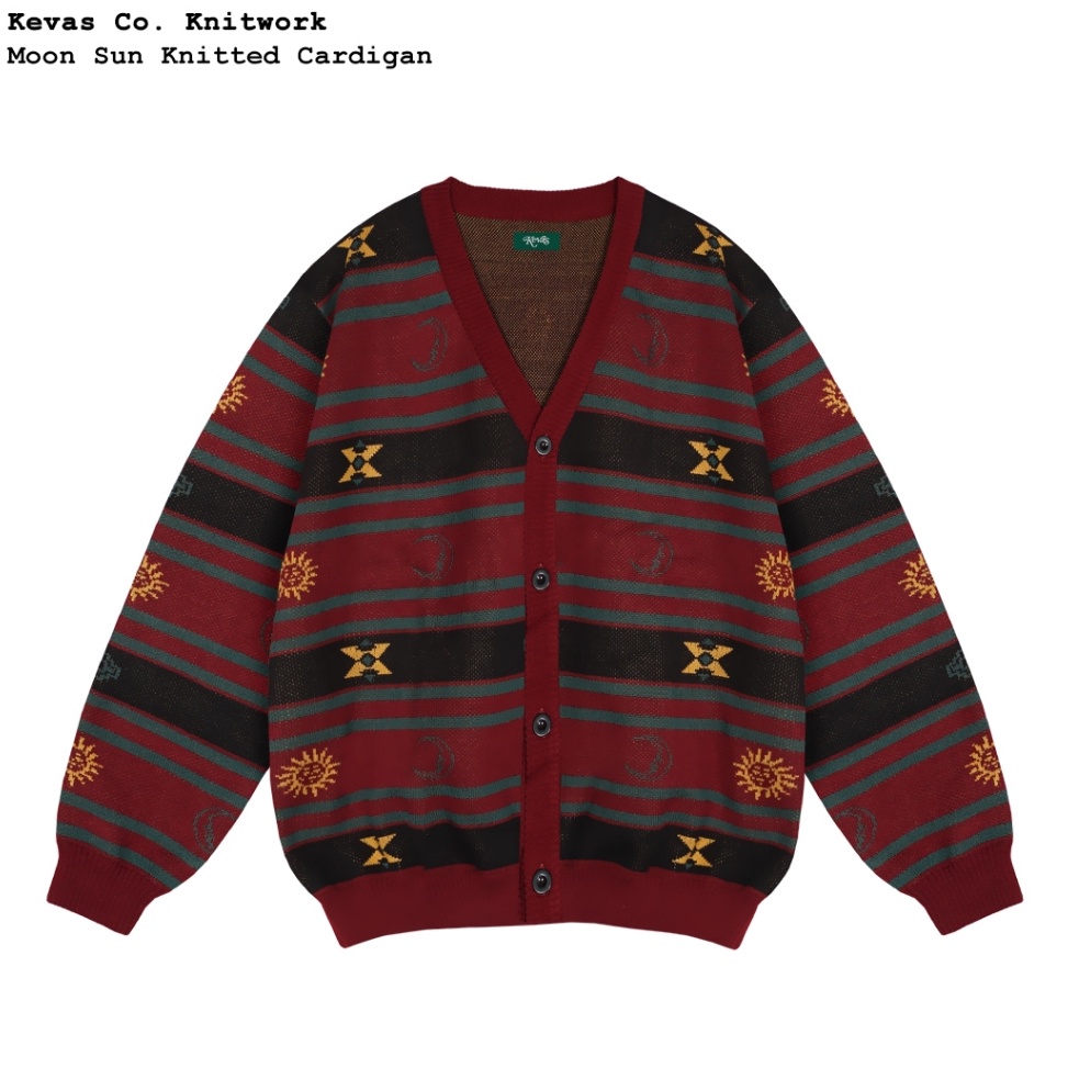 SALEE Kevas Moon Sun Knitted Cardigan