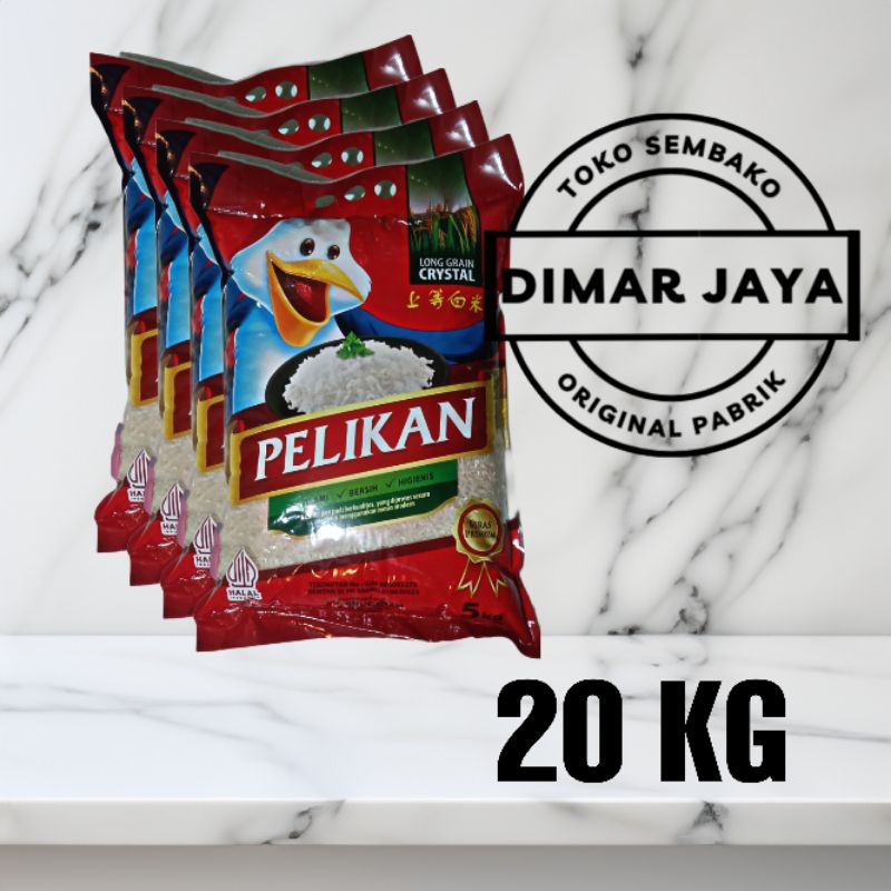 

Beras Pelikan Premium 20 Kg (5 Kg x 4)