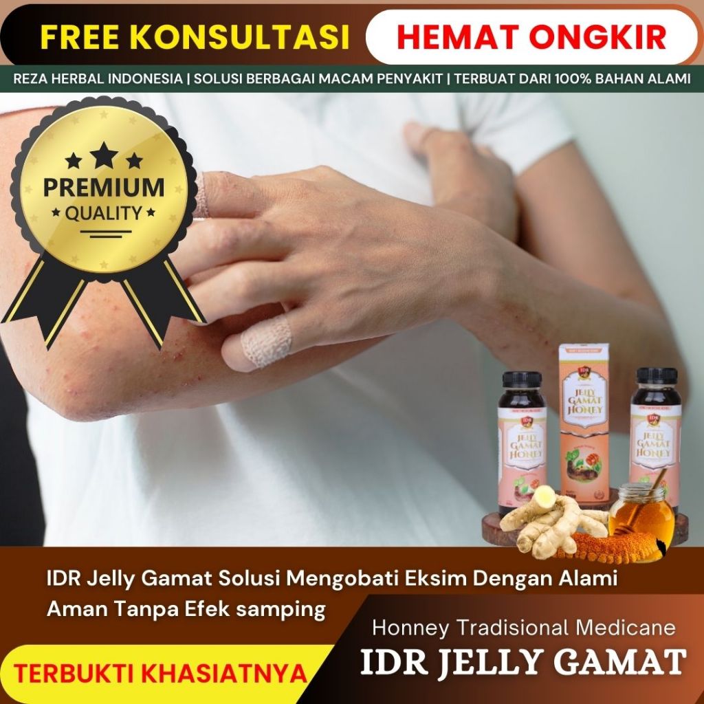 Obat Eksim - IDR Jelly Gamat - Testimoni Terbukti 100 %