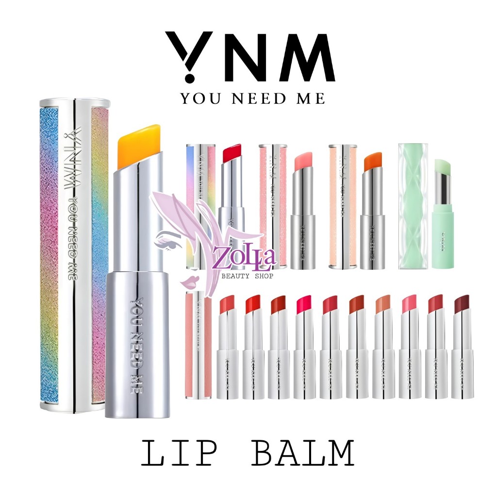 YNM LIP BALM KOREA - BPOM - YNM YOU NEED ME RAINBOW UNICORN HONEY CANDY POP GLOW MELTING BALM