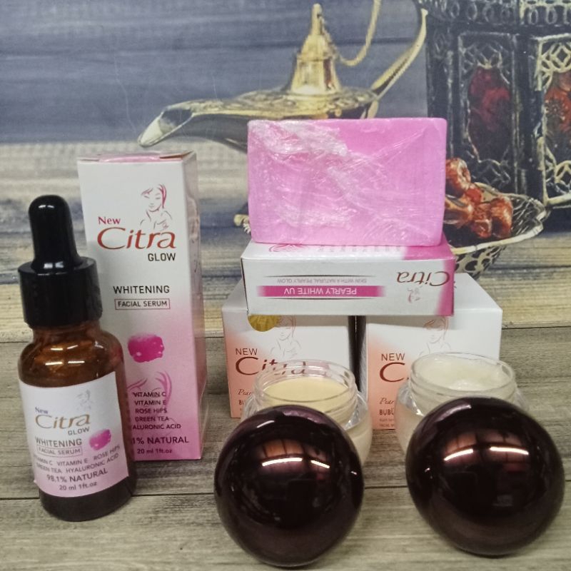 paket citra gold 4in1(cream siang,malam, serum, sabun)