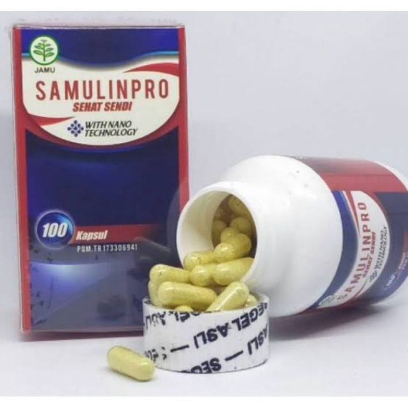 SamulinPro Walatra Asli Original BPOM,Obat Tulang Persendian Kaku Isi 100