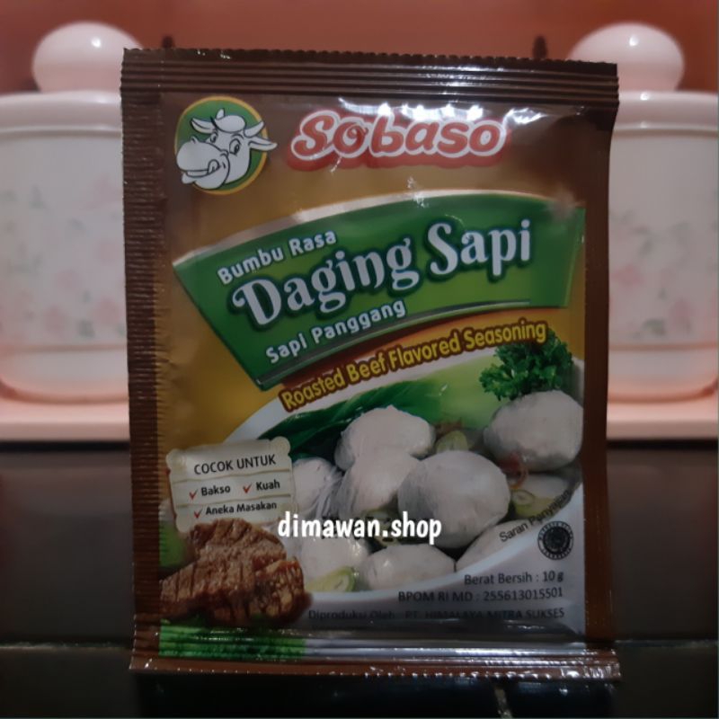 

SOBASO bumbu rasa daging sapi panggang 10 gram