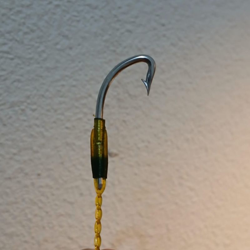 Kail Pancing Urek Belut Baja Senar 3 Lapis Siap Pakai