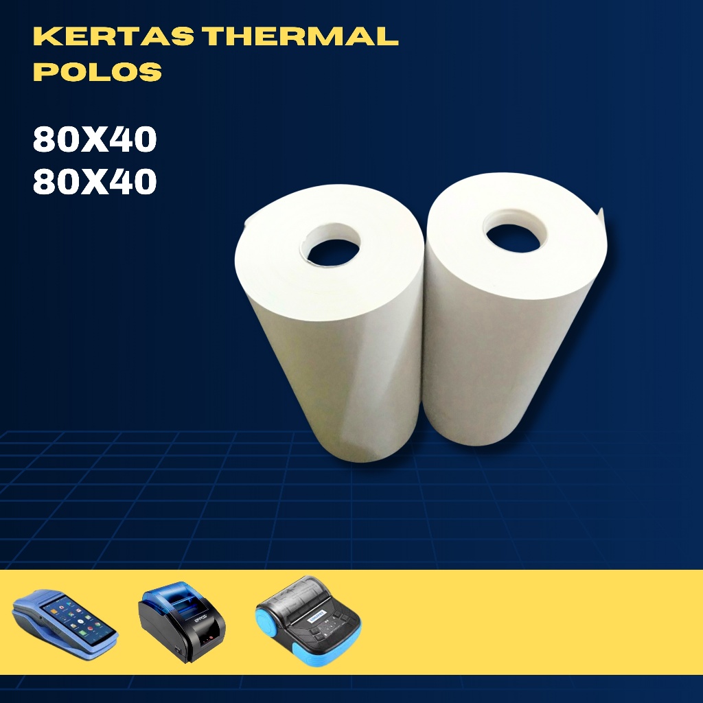 

KERTAS THERMAL POLOS 80X40