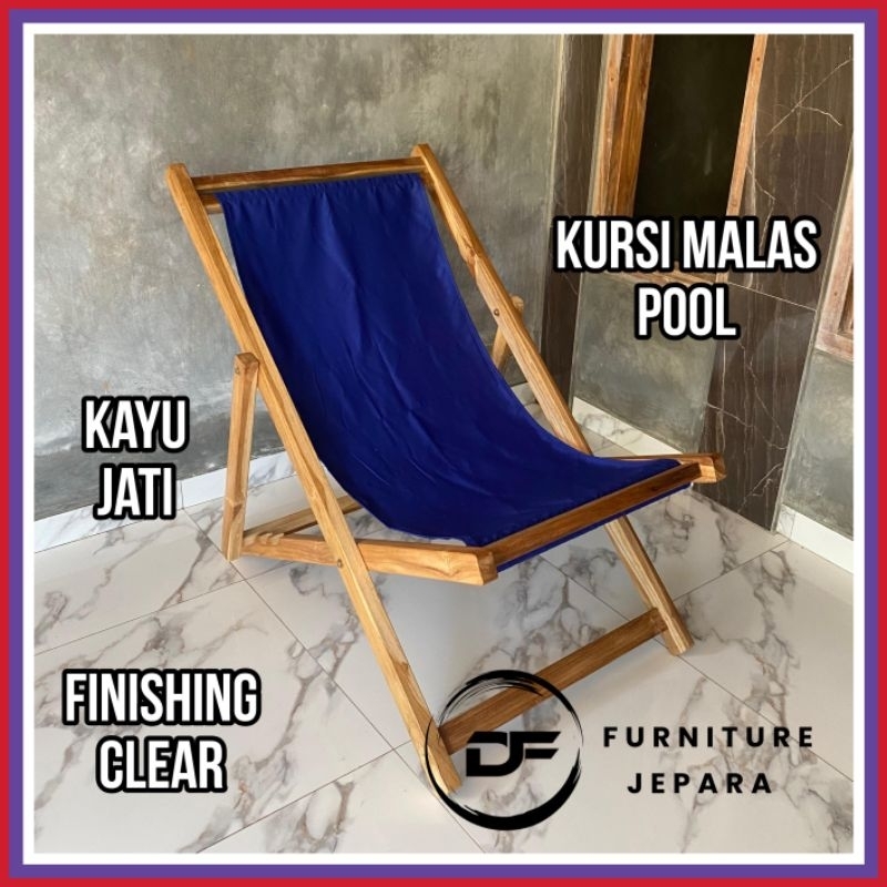 Kursi Malas Kayu Jati Kursi Malas Pool Kolam Renang Villa Kursi Goyang Bali Kursi Lipat Kayu Jati