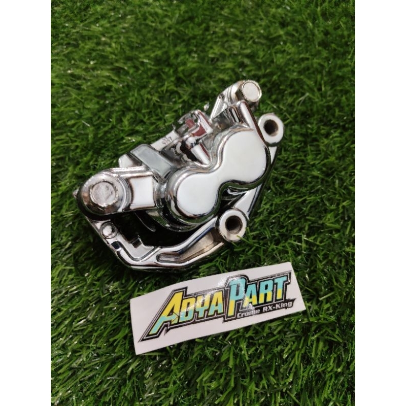 KALIPER CAKRAM BAWAH RX-KING, SCORPIO, FIZR ORIGINAL CHROME