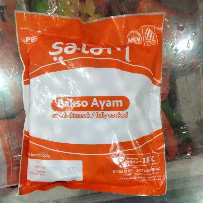 

Olahan makanan Beku Baso kerikil SALAM Bakso Ayam 500gr