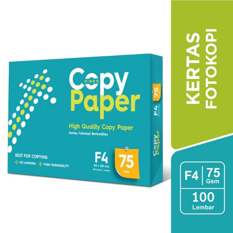 

Kertas HVS Fotocopy Copy Paper f4 75