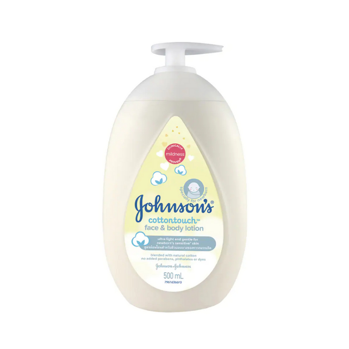Johnson's Cottontouch Face & Body Lotion & Johnson's Milk + Rice Baby Lotion 500gram