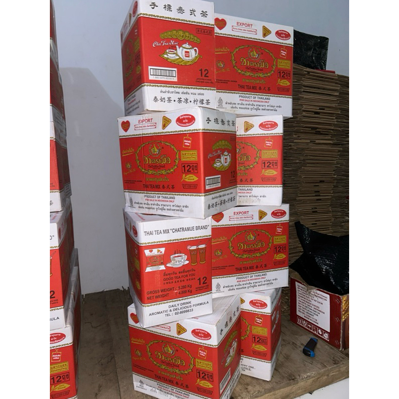 

Paket 8 Dus Thai Tea Chatramue 96 Bks BPOM HALAL Red