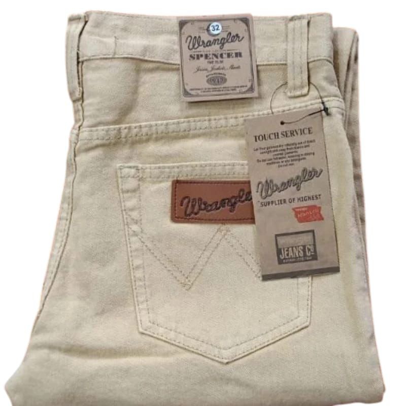 celana jeans standar pria wrangler ukuran  28-38 celana jeans pria panjang standar wrangler Fit regu