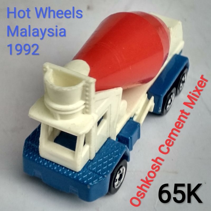 Hot Wheels Oshkosh Cement Mixer ban Blackwall