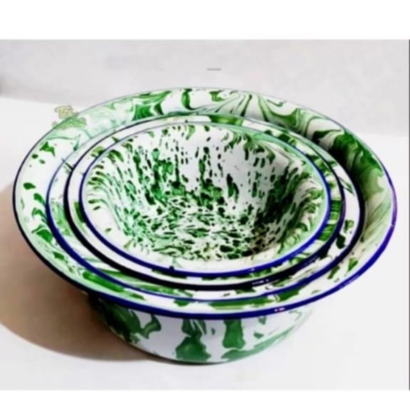 Baskom Burik / Baskom Enamel Blirik Blurik Jadul / Baskom Enamel Jadul