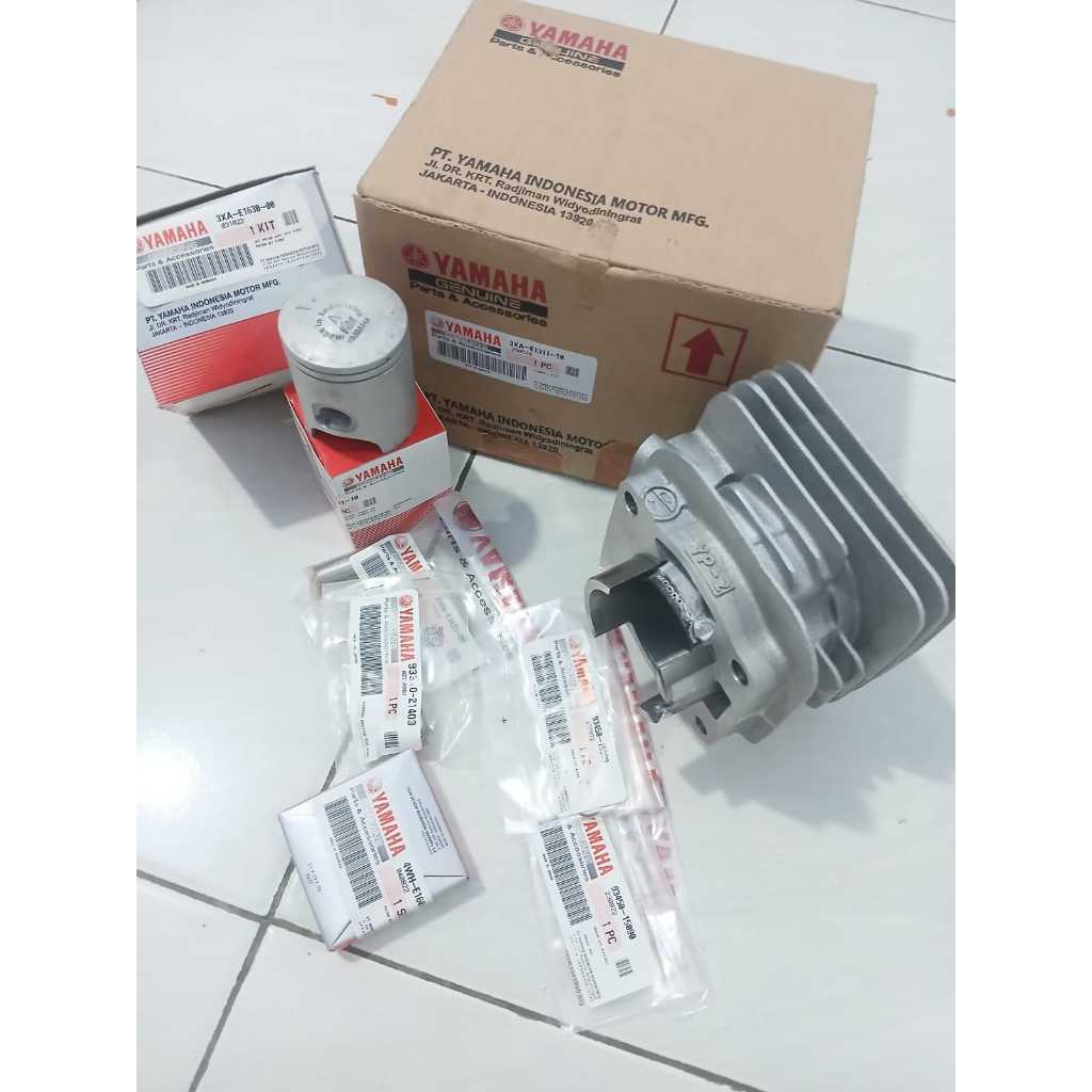 BLOK CYLINDER BORING SET PISTON KIT F1ZR FIZR FORCE 1 ORIGINAL YAMAHA